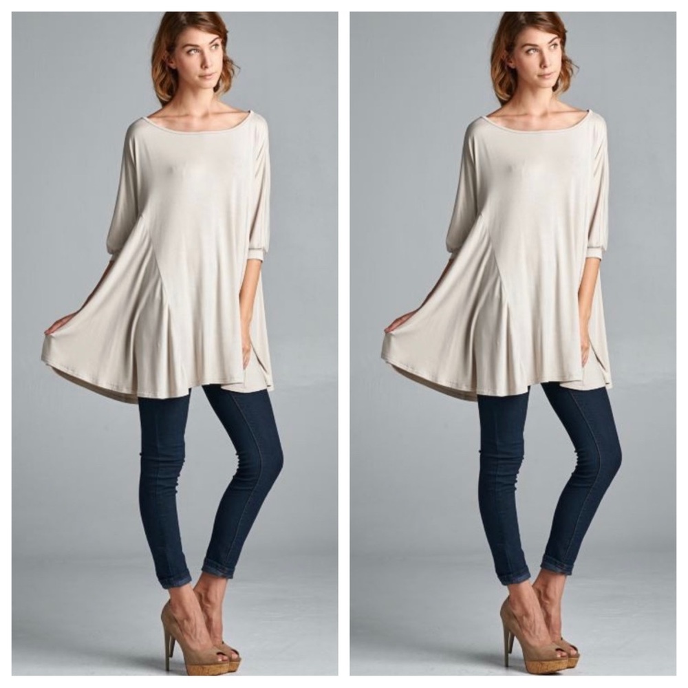 06 Boho Loose Fit Flowy Tunic top